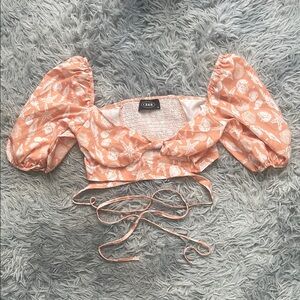 Seashell Print Top - S Cider